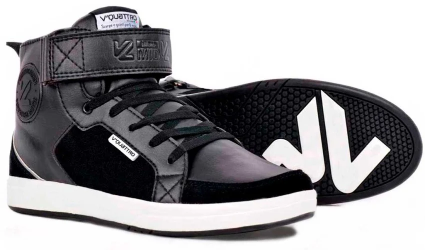 VQUATTRO MILANO MID ORIGINAL SNEAKERS - BLACK