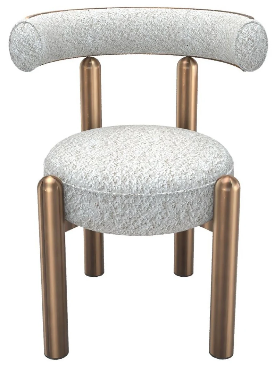 Luxury Dining Room Set White / Bronze - Luxury Hotel & Restaurant Furniture