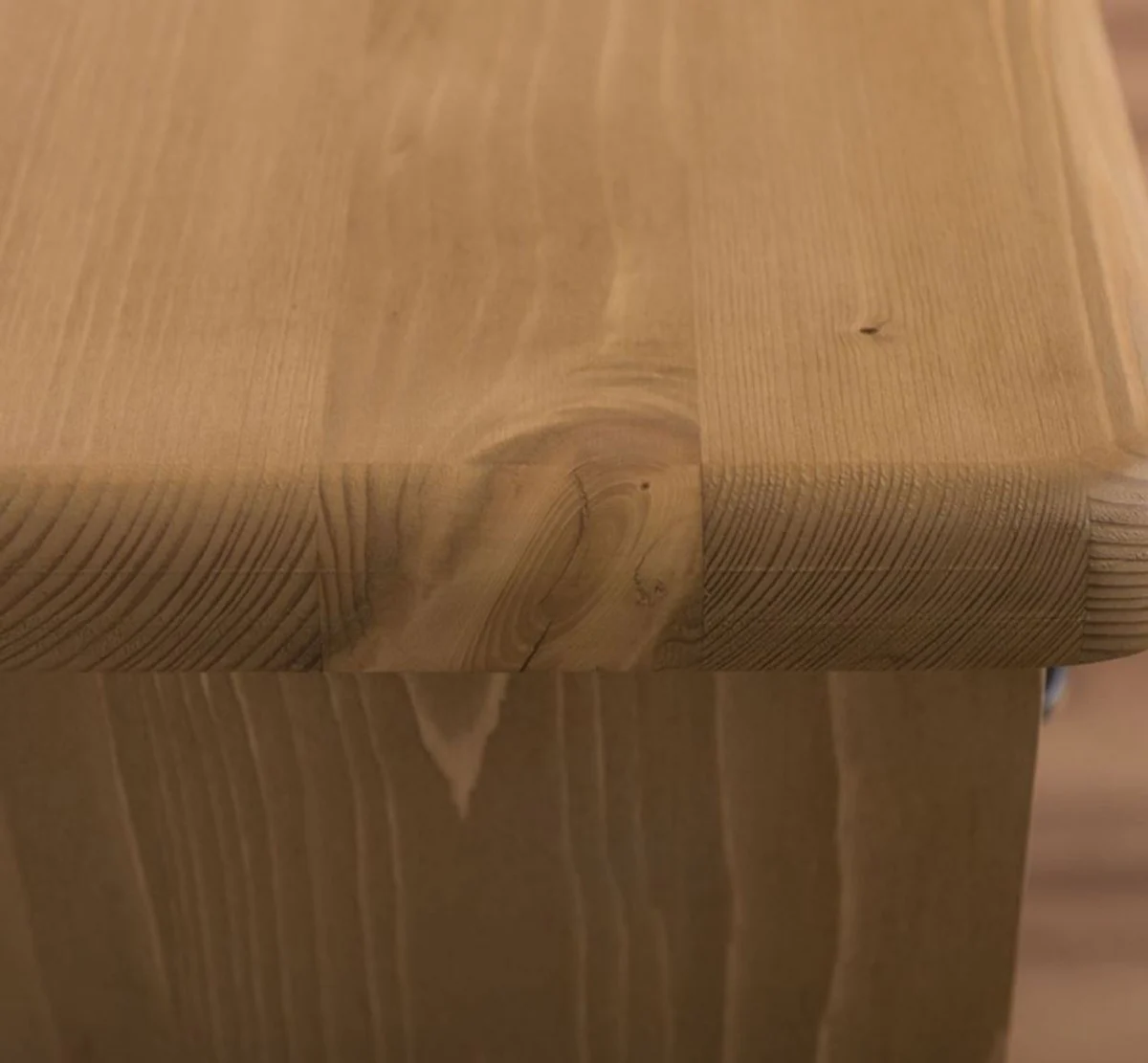 Country house style chest of drawers light brown / multicolored 180 x 48 x H. 95 cm - solid wood cabinet with 19 drawers - country house style furniture