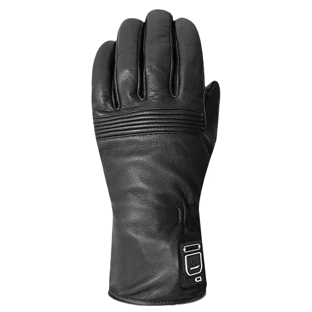 GUANTE RACER IWARM CITY CALEFACTADO + BATERIAs NEGRO