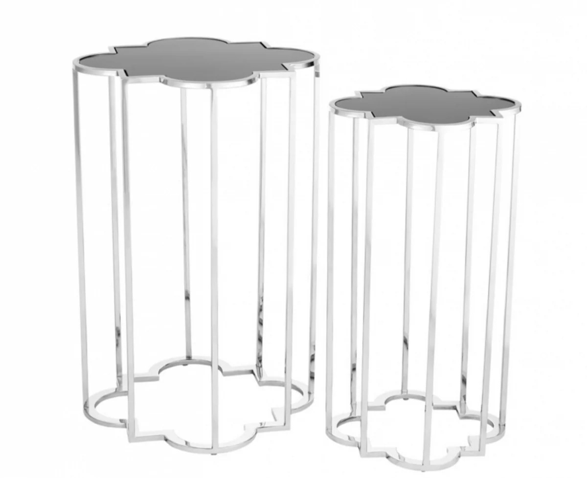 Luxury Art Deco designer side tables set of 2 - designer side table furniture