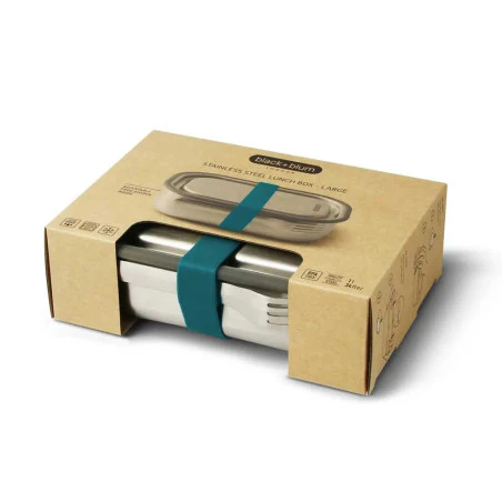 Black+blum Large stainless steel lunch box