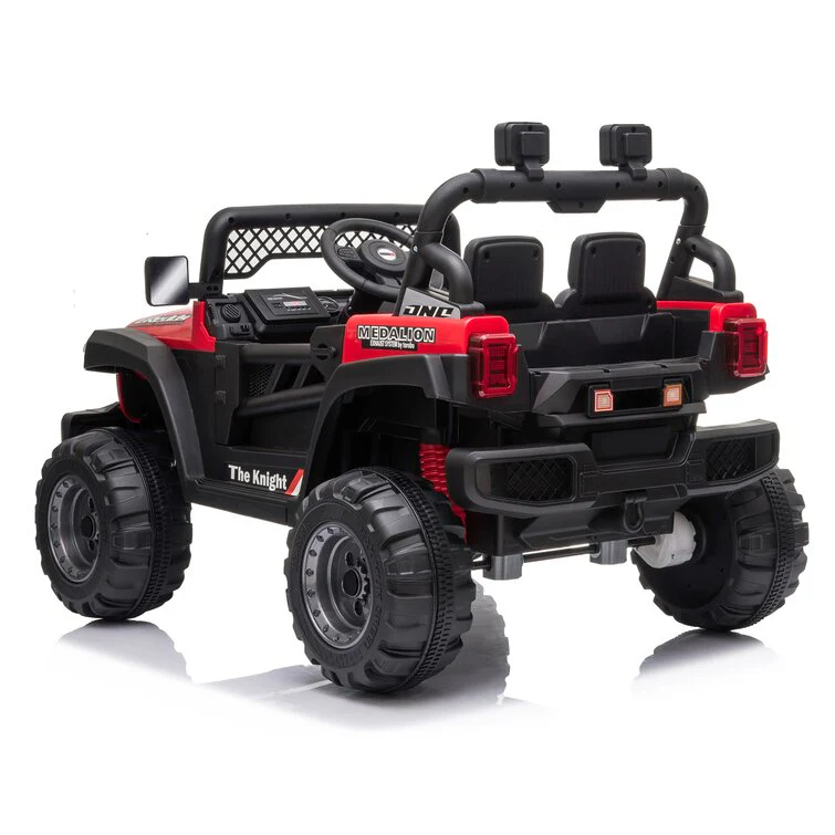 Ride On Truck Dual Drive 12V 4,5A.H mit 2,4G Fernbedienung Geländewagen Pink