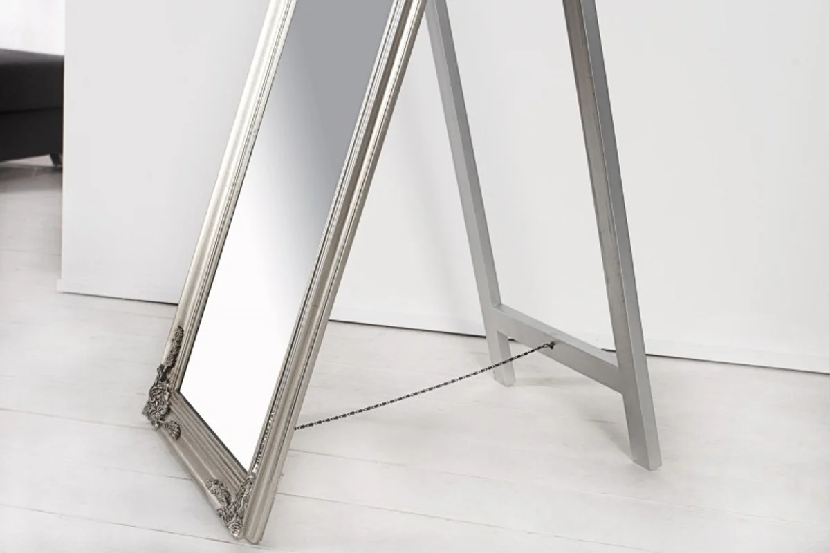 Luxury standing mirror 160 cm - designer mirror - silver