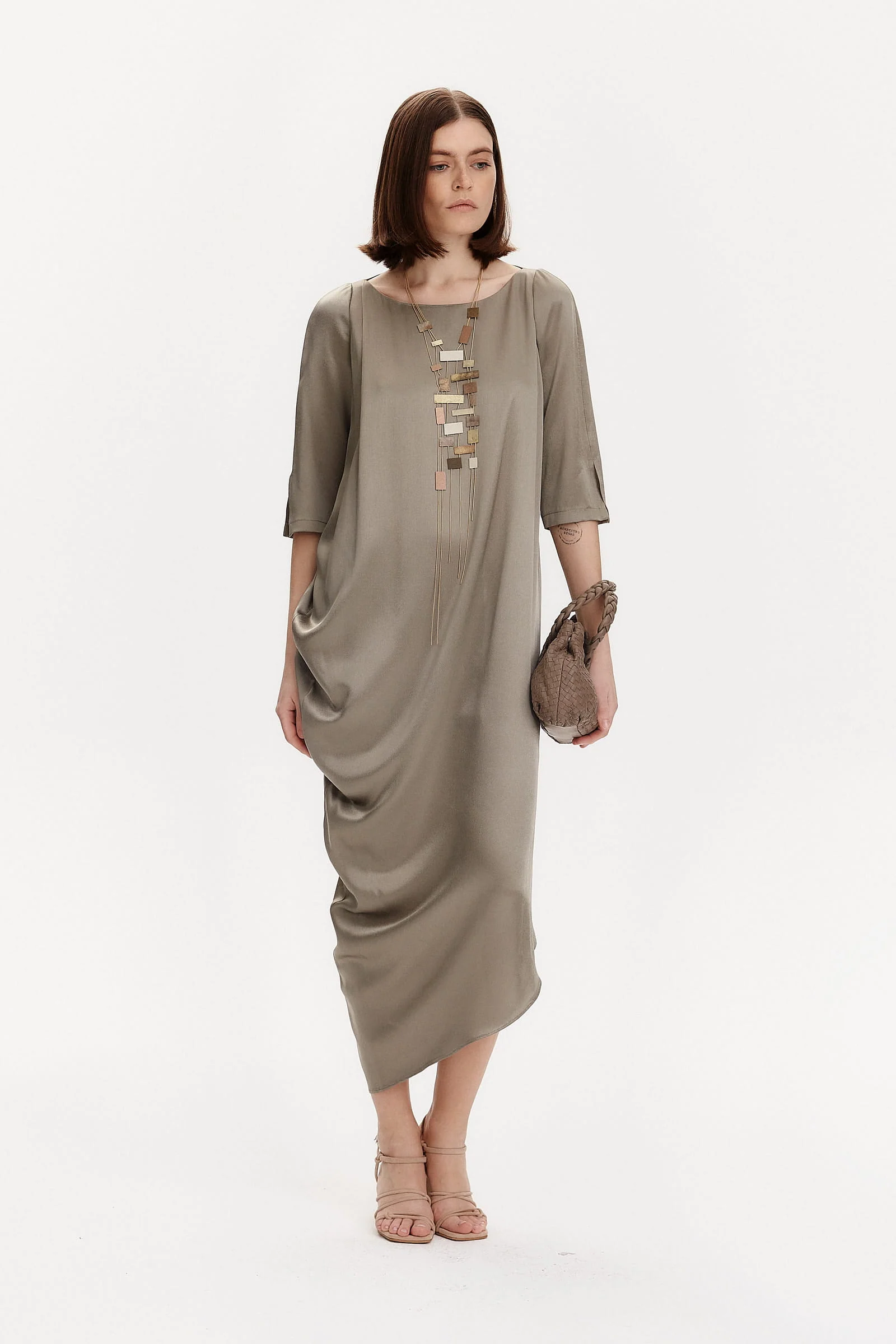 Rivera-Spain Olivia grünes Kleid