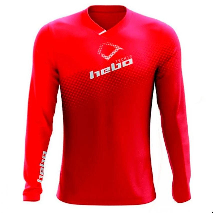 CAMISETA HEBO TRIALTECH 20 ROJO
