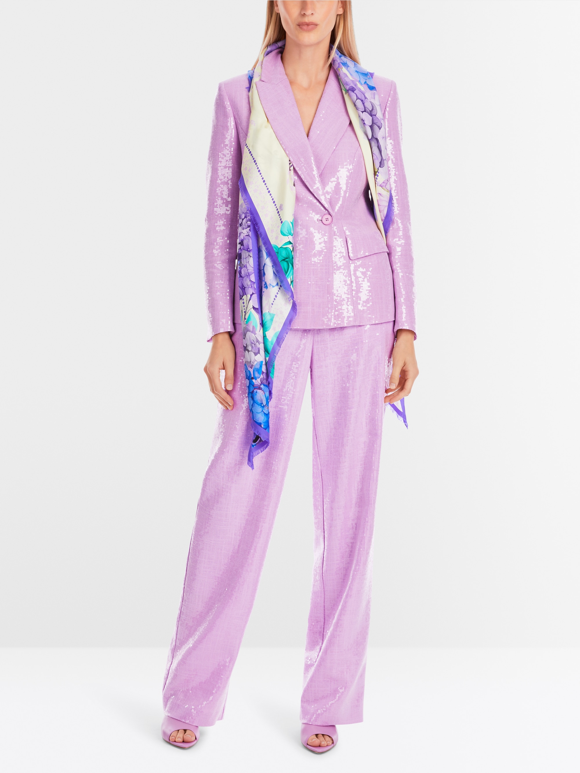 Marc-Cain Blazer mit Allover-Pailletten