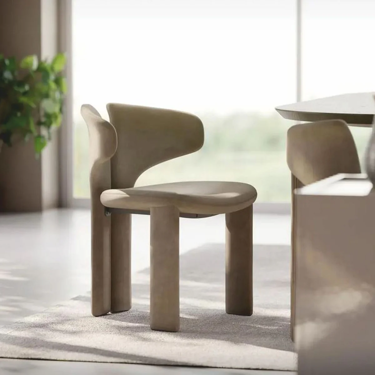 Luxury Dining Room Chair Brown H. 76 cm - Luxury Dining Room Furniture