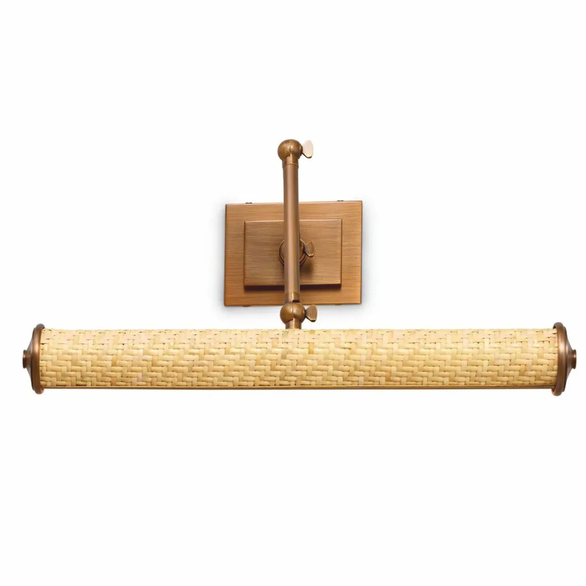Luxury wall light antique brass / natural color 43 cm - Luxury Lights