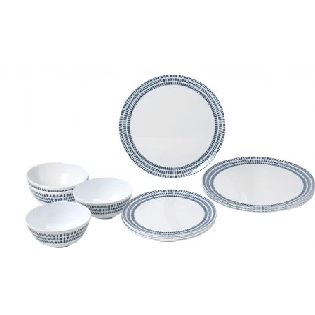 Brunner MIDDAY BLUEBAY melamine tableware -12 pieces
