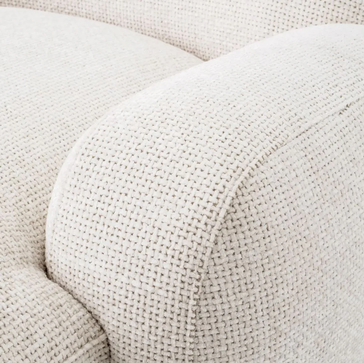 Luxury chaise longue white / black 95 x 170 x H. 69 cm - Living room lounge chair - Recamiere - Living room furniture - Luxury furniture - Luxury quality