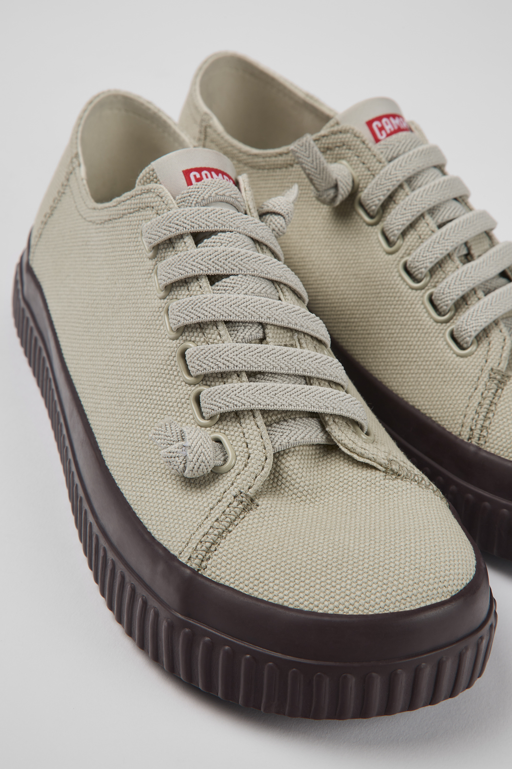 Peu Roda - Grau recycelte Baumwollsneaker für Damen