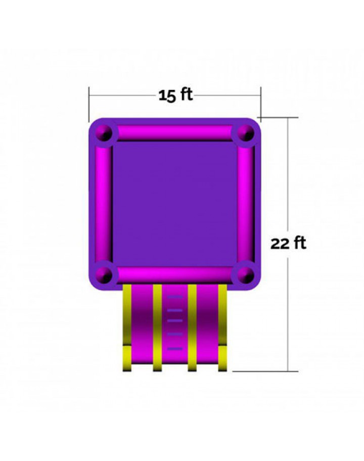 Prinzessin Combo 15 Kommerzielle aufblasbare Kombo