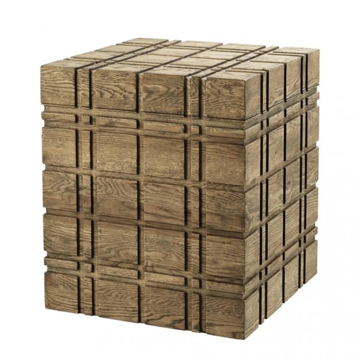 Luxury cabinet chest wood oak - Art Deco Baroque Art Nouveau chest cabinet