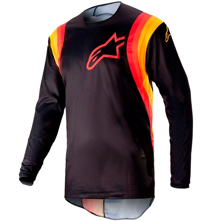 CAMISETA ALPINESTARs FLUID CORSA NEGRO