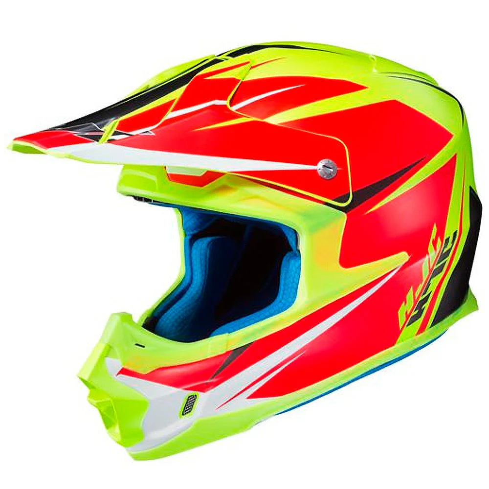 CASCO CROSS / ENDURO HJC FXCROSS AXIS AMARILLO / ROJO
