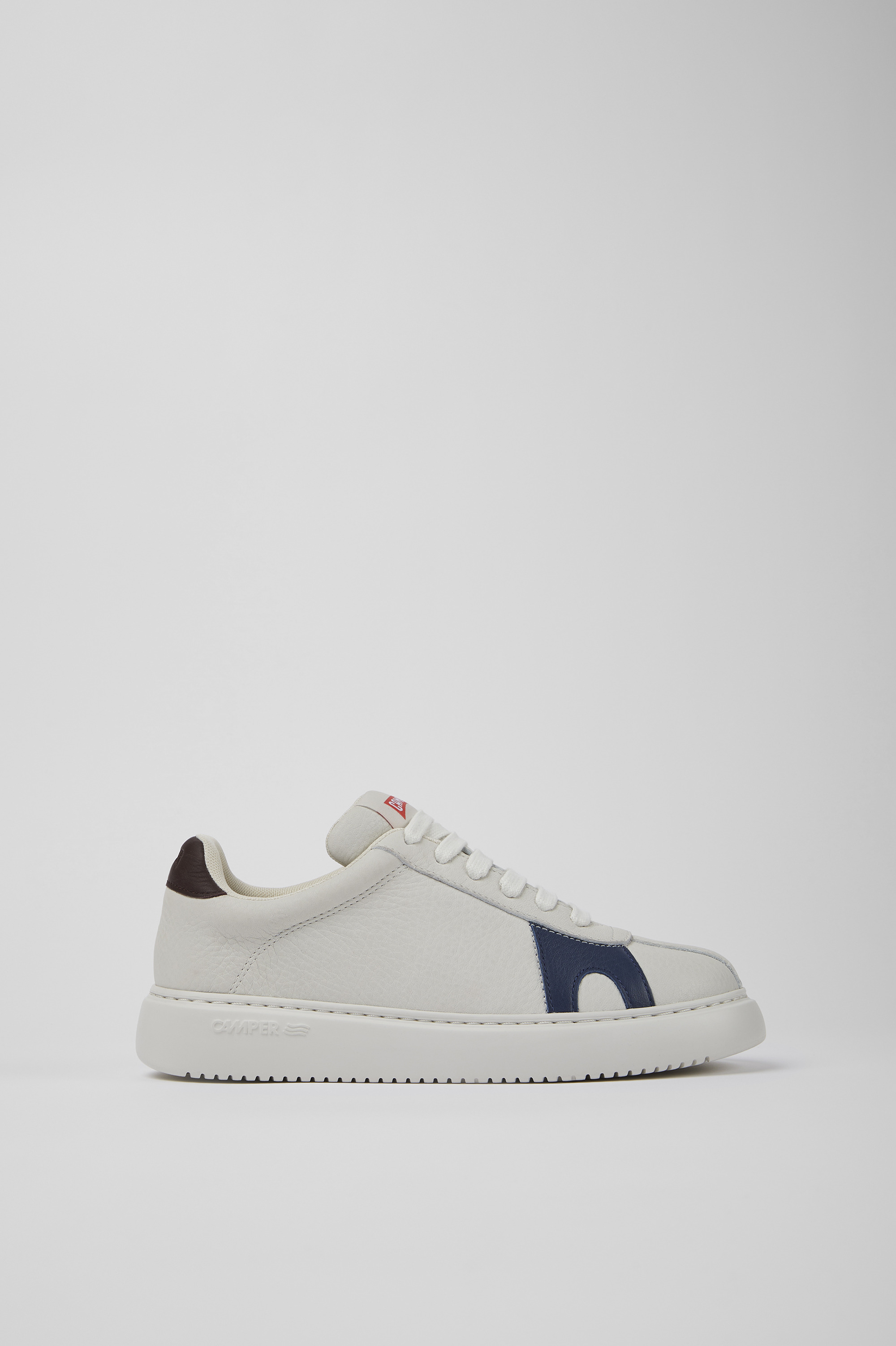 Zwillinge - Weiße Leder-Sneaker für Damen