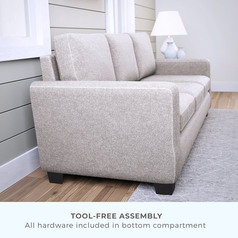 Kane 83 Square Arm Sofa mit reversiblen Kissen