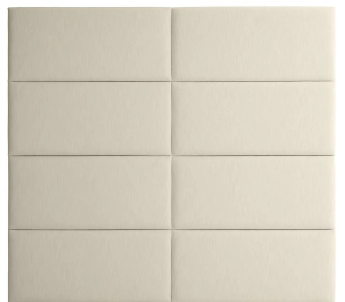 Designer bed headboard ivory 200 x H. 180 cm - luxury furniture