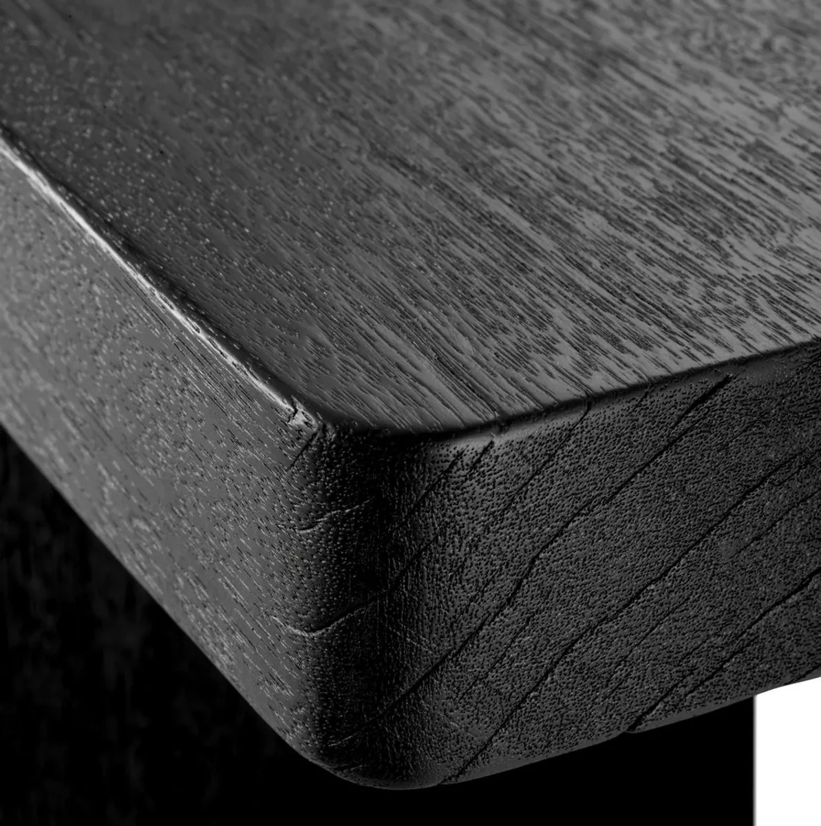 Luxury coffee table black 240 x 35 x H. 41 cm - Huge solid wood living room table - Living room furniture - Hotel furniture - Luxury furniture - Luxury furnishings