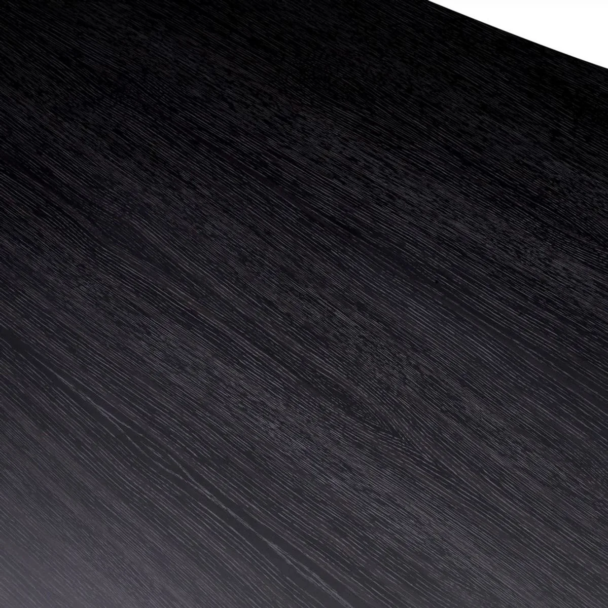 Luxury coffee table black gray 185 x 120 x H. 30 cm - solid wood living room table with slightly curved table top - living room furniture - hotel furniture - luxury furniture - luxury furnishings