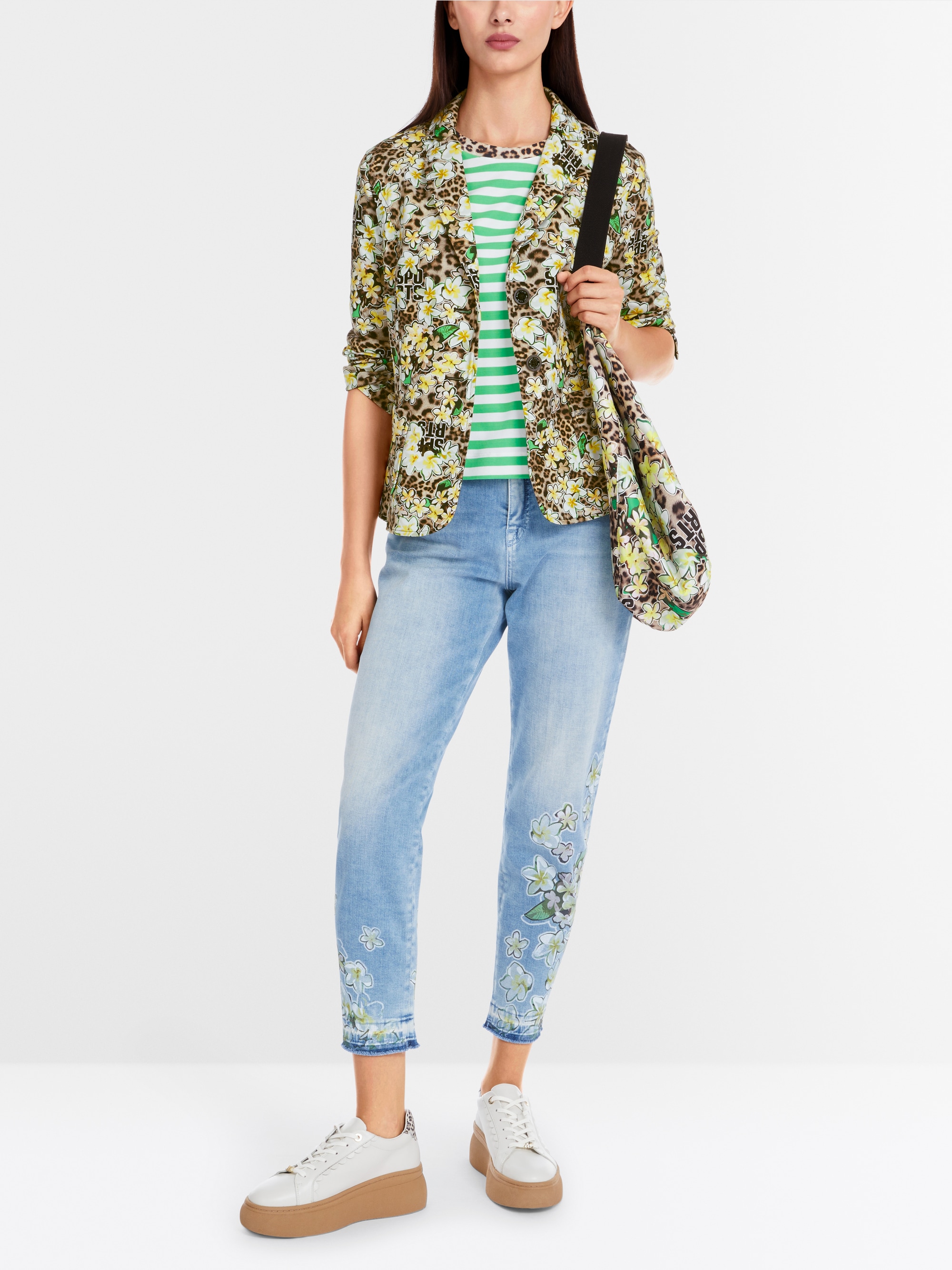 Marc-Cain Taillierter Blazer aus Scuba-Jersey