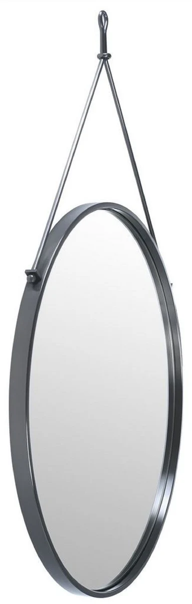 Luxury stainless steel wall mirror bronze Ø 65 x 3 x H. 97 cm - cloakroom mirror - living room mirror - bedroom mirror - luxury collection