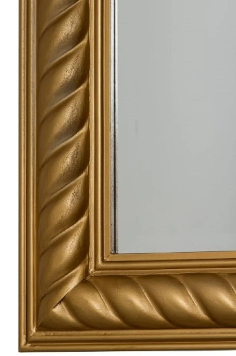 Baroque living room mirror / wall mirror antique gold 72 x H. 132 cm - Baroque furniture