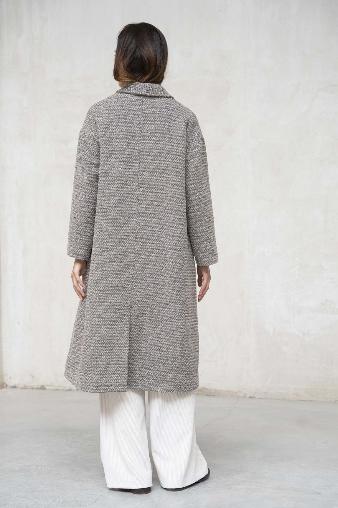 Rivera-Spanien Tivoli Mantel grau meliert