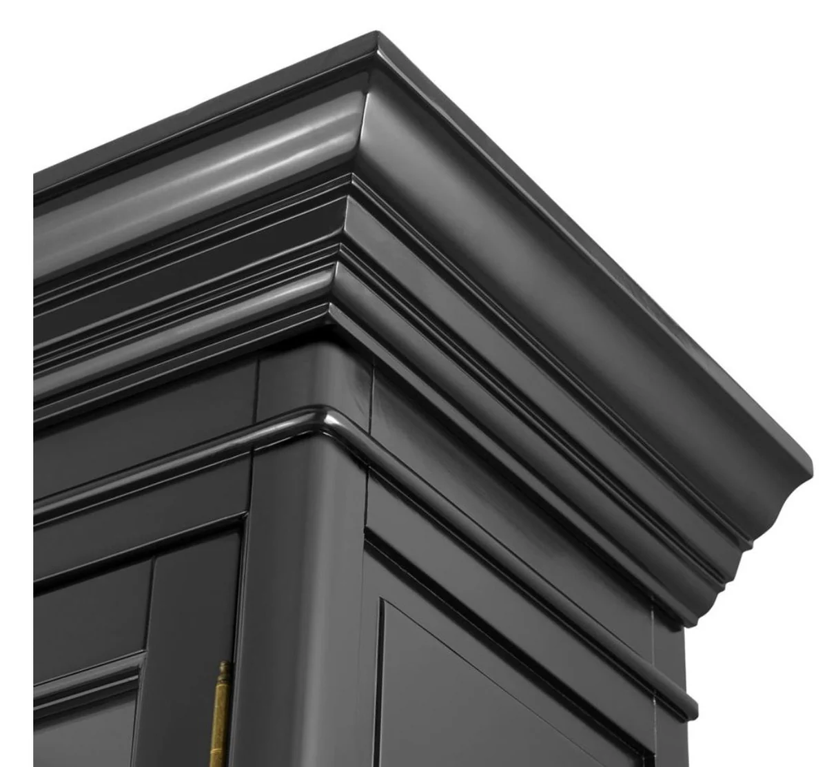 Luxury living room cabinet black 141 x 48 x H. 233 cm - Limited Edition