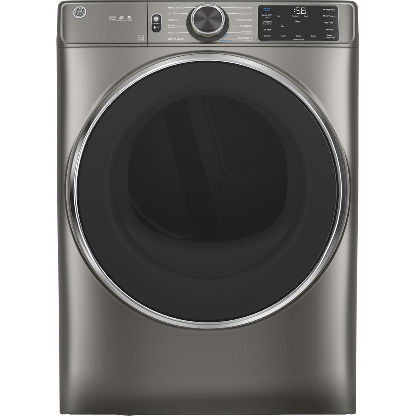 GE ENERGY STAR 7.8 cu. ft. Kapazität Smart Front Load Electric Dryer mit Dampf und Sanitize Cycle