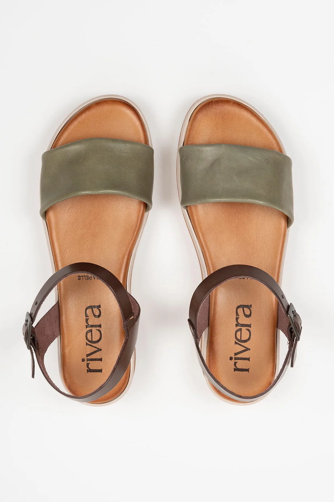 Rivera-Spanien Sandalia Risette grün