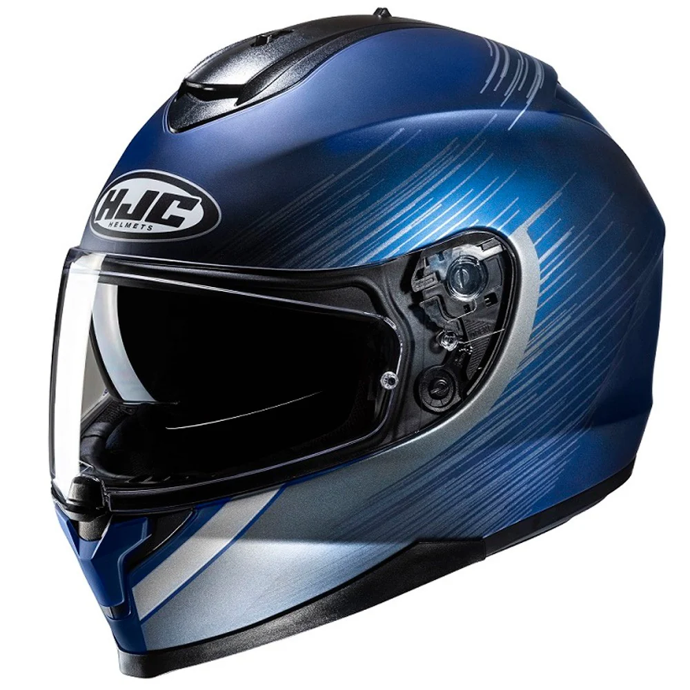 CASCO HJC C70N SWAY - AZUL / GRIS