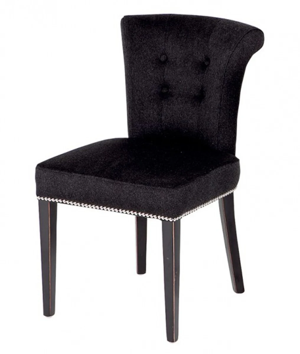 Luxury Dining Room Chair Los Angeles Black - Furniture Restaurant Baroque Hotel