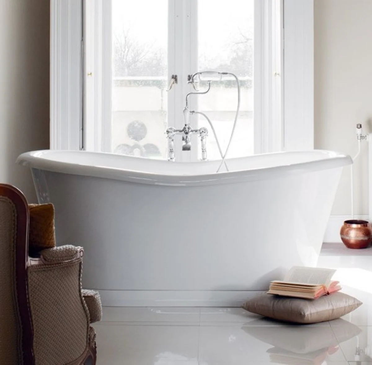 Freestanding bathtub 1800mm BAdm180 - Freestanding retro antique bathtub