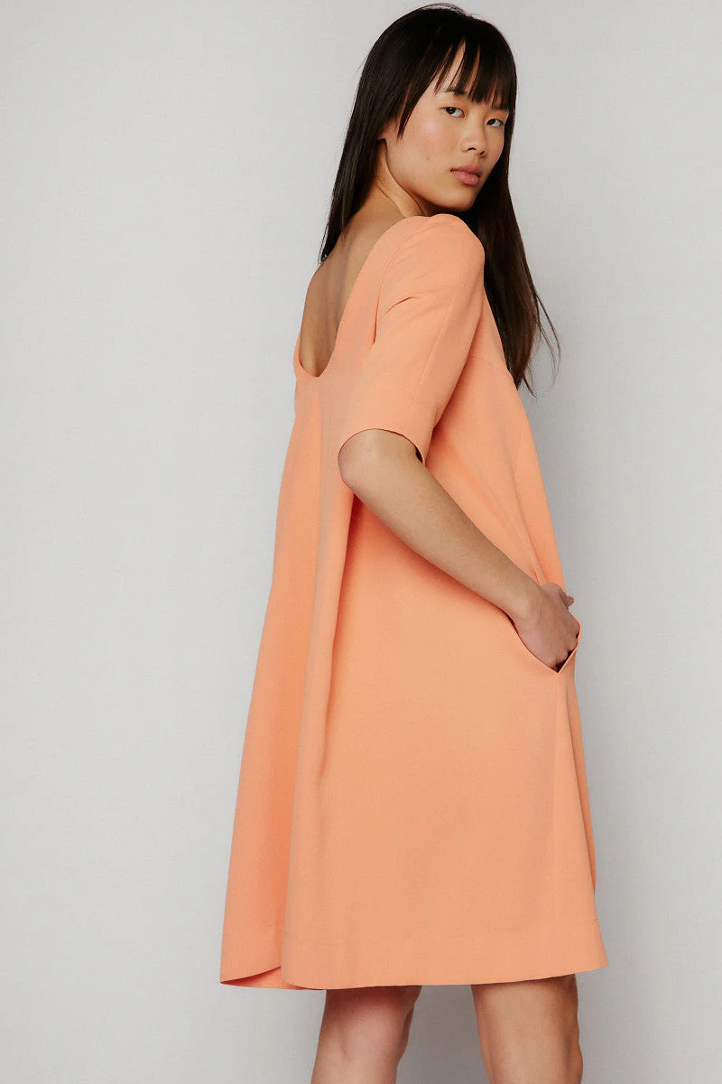 Rivera-Spain Azucena Aprikosenkleid