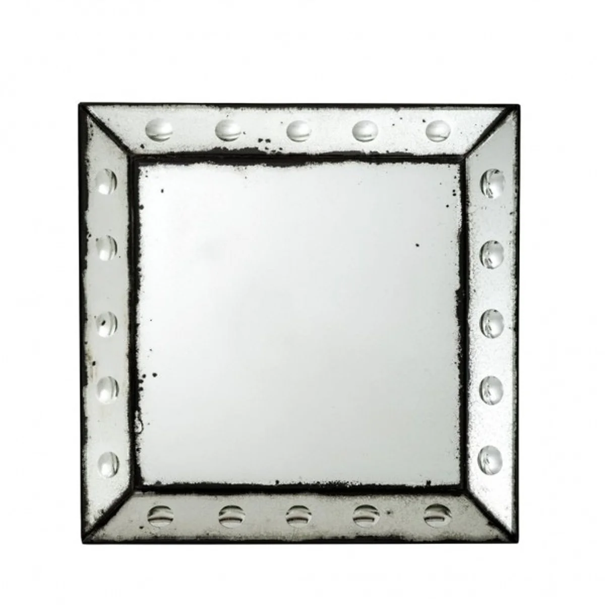 Vintage wall mirror antique style glass 40 x 40 cm - Hotel & Restaurant furnishings Art Deco