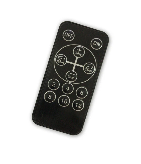 MINI TRAGBARER ELEKTRISCHER HEIZLÜFTER MIT FERNSTEUERUNG KAMINFEUER