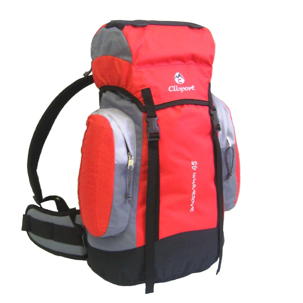 Mochila de trekking Clisport ESPARZA 45L roja