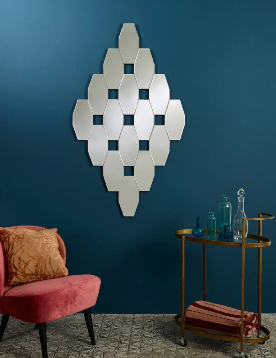 Designer living room mirror / wall mirror 84 x H. 145 cm - luxury decorative accessories