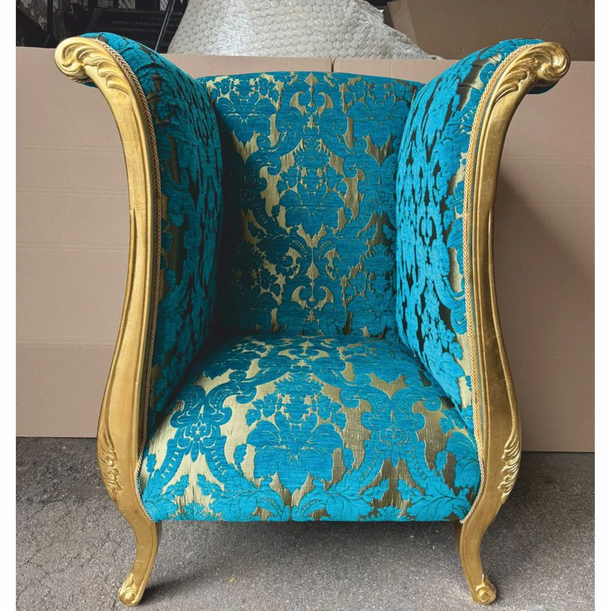 Extravaganter Pompöös by Luxus Designer Sessel von Harald Glööckler 107 cm