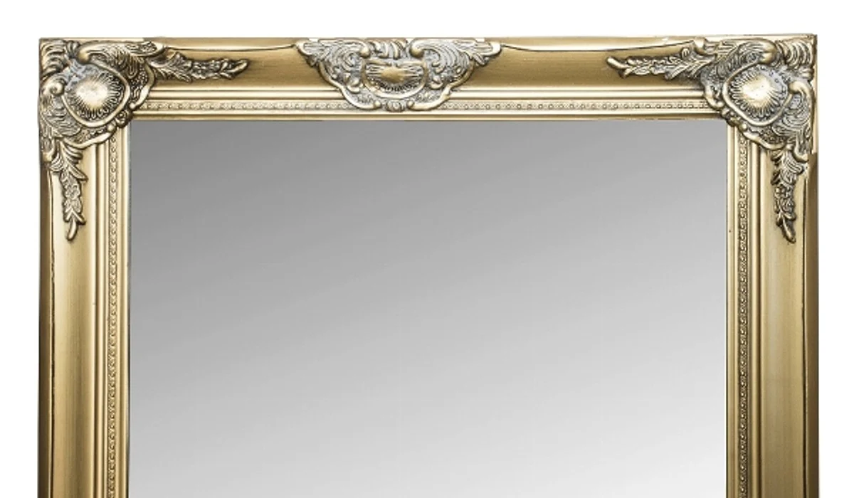 Baroque mirror / wall mirror with wooden frame gold 60 x H. 150 cm - Baroque furniture