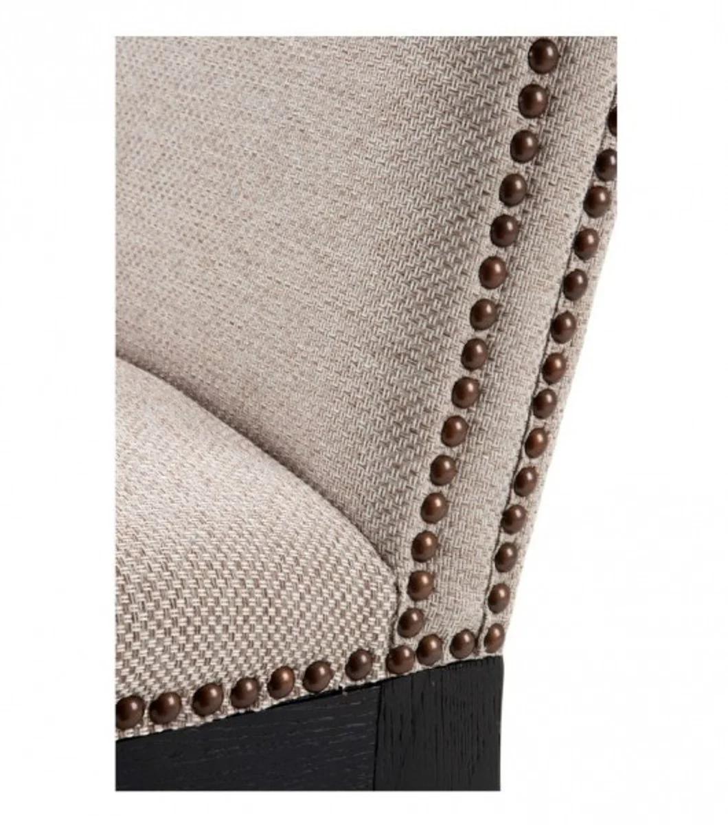 Luxury Oak Wood Dining Chair Sand Color - Hotel Restaurant Chair