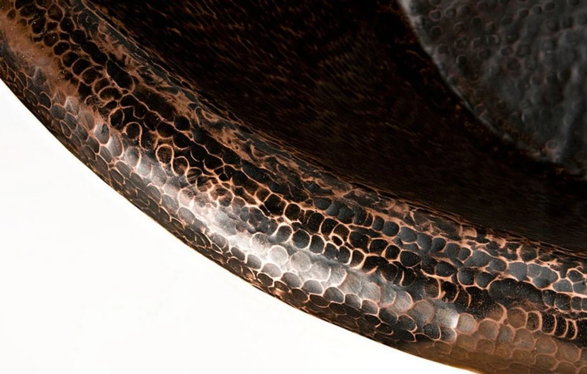 Luxury Art Nouveau copper bathtub with decorative handles 170 x 81 x H. 81 cm - Freestanding retro bathtub - Rustic bathroom furniture