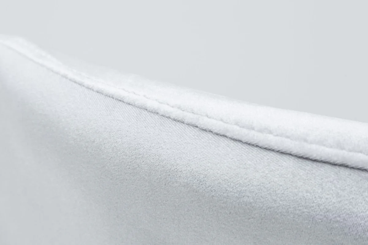 Designer dining room chair velvet / gray 61 x 60 x H.79 cm - Dining room furniture