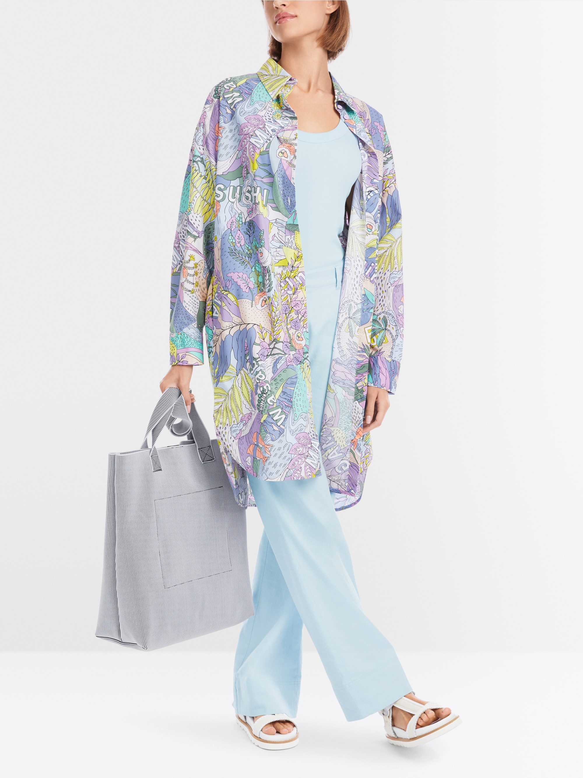 Marc-Cain Rethink Together bedrucktes Kleid