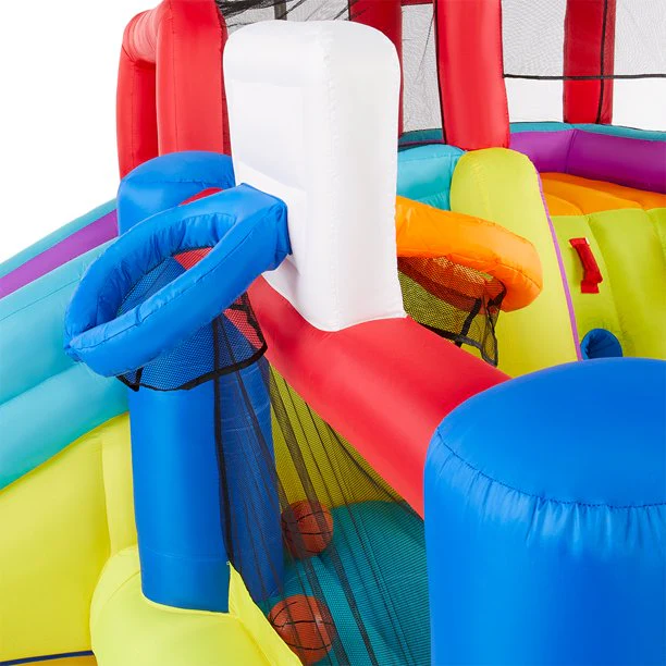 Banzai 2-in1 Slide & Bounce Ultimate Combo Pack Hüpfburg und Wasserparks