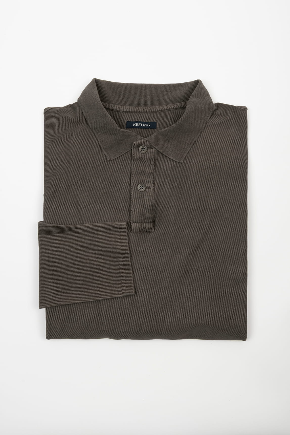 Rivera-Spain Polo Keeling Langarm braun