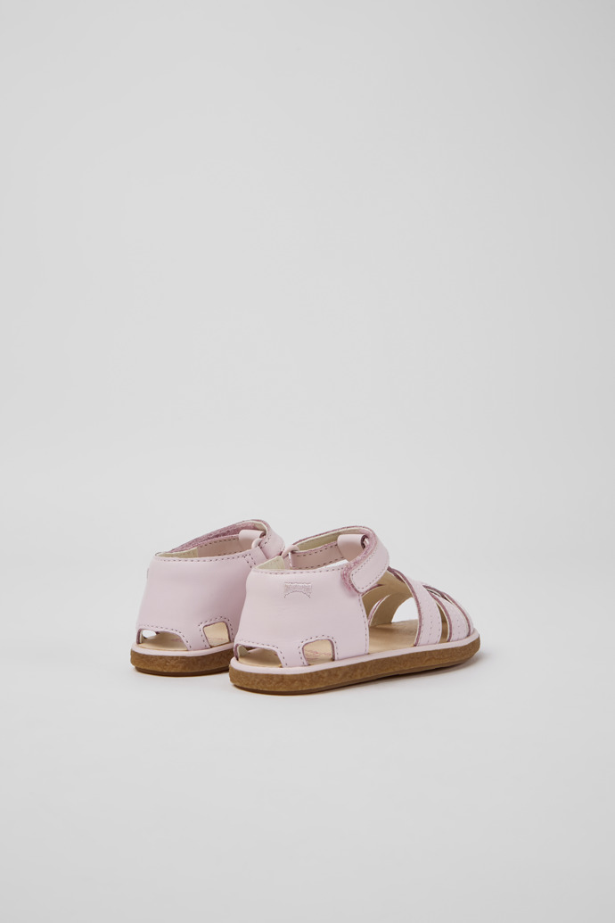 Miko Pink Leder Sandalen für Mädchen