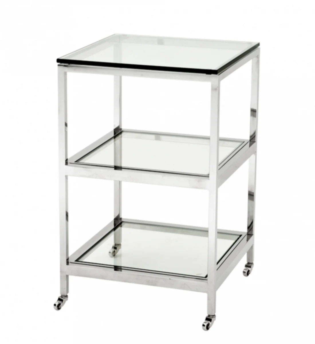 Luxury Art Deco designer side table 45 x 45 x H. 71 cm - designer side table furniture